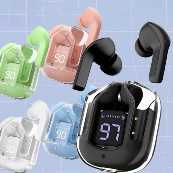 Wireless Headsets with LED Display, Bluetooth, Wireless Earbuds - Picture 4 of 9